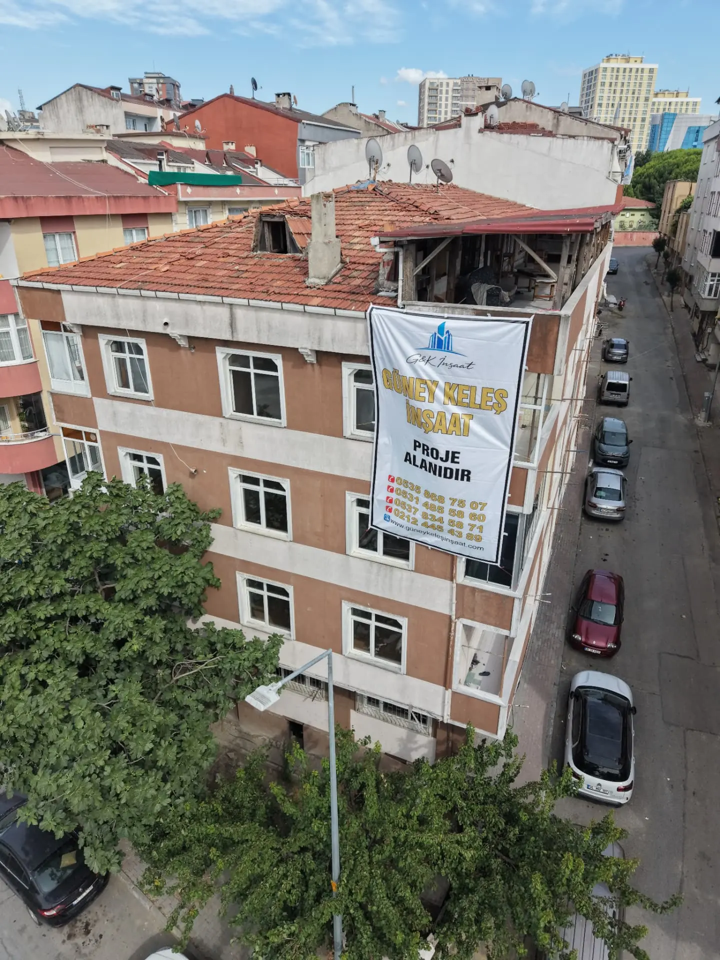 Soğuksu proje alanının drone görüntüsü